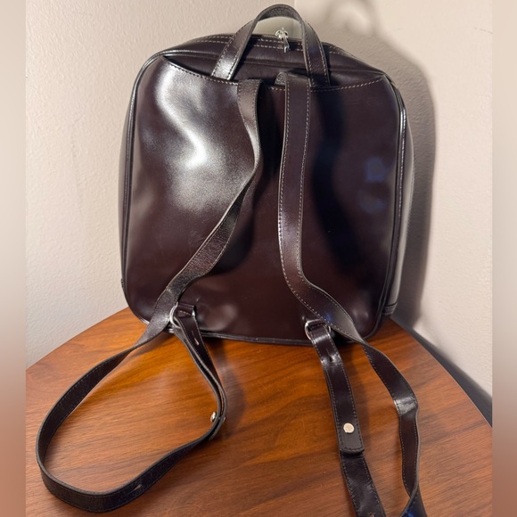 Vintage Longchamp Leather Backpack - Picture 2 of 10